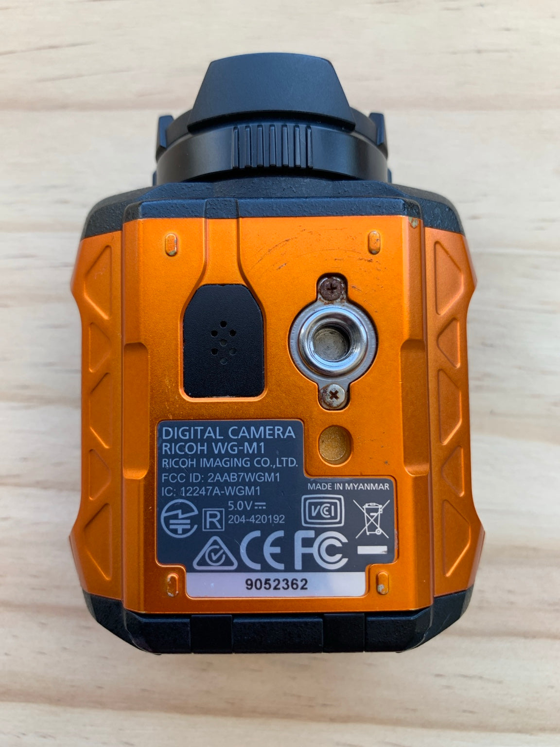 Ricoh WG-M1 Orange Action Camera – Tested & Working